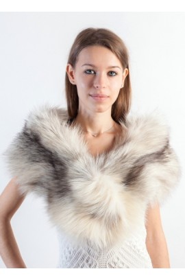 Platinum Fox Fur Stole 